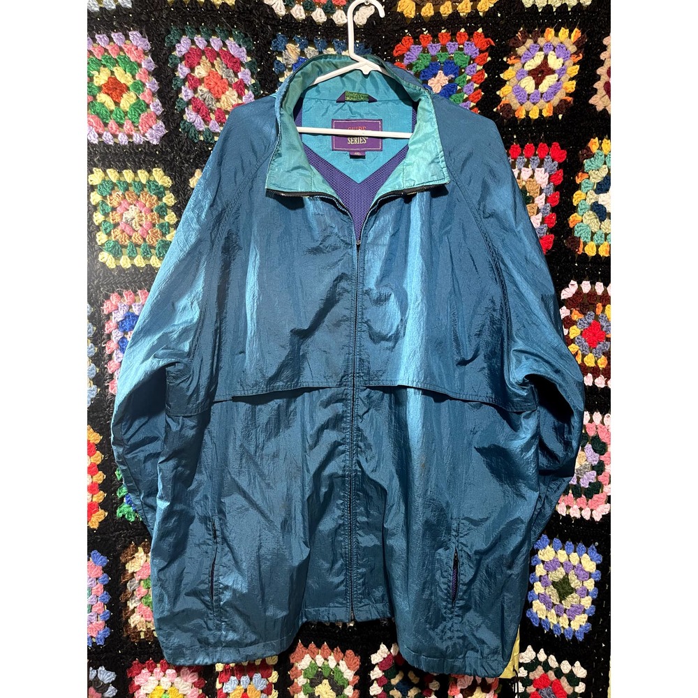 90s Teal Gordon & Ferguson Windbreaker 2XL Tall